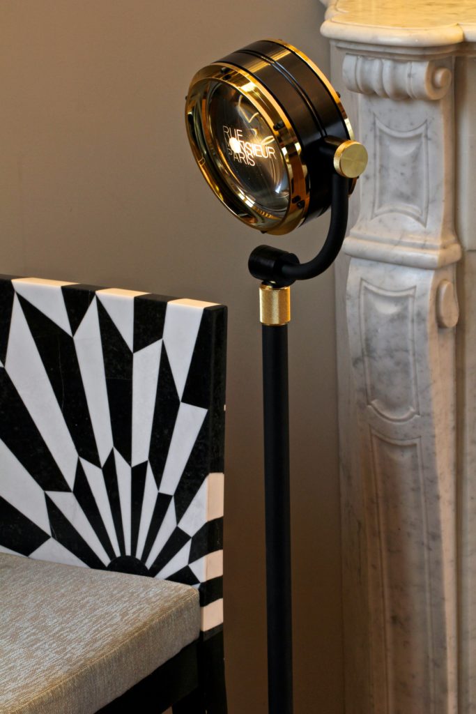 Lampadaire MagicEye III Black/Gold24K